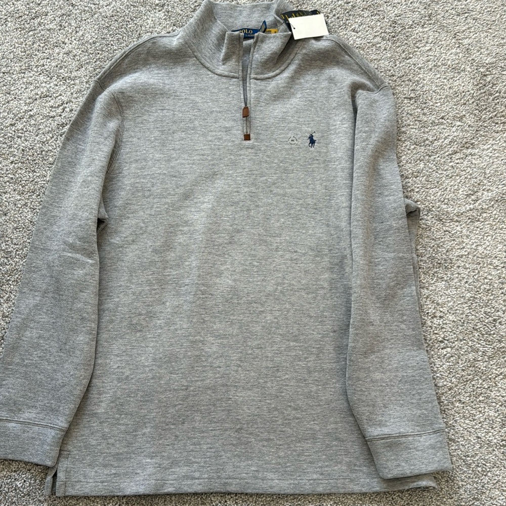 NWT men’s 1/4 zip long sleeve estate rib pullover XXL